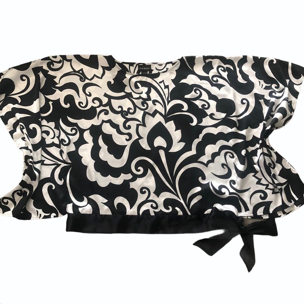 Lane Bryant Black and White Top